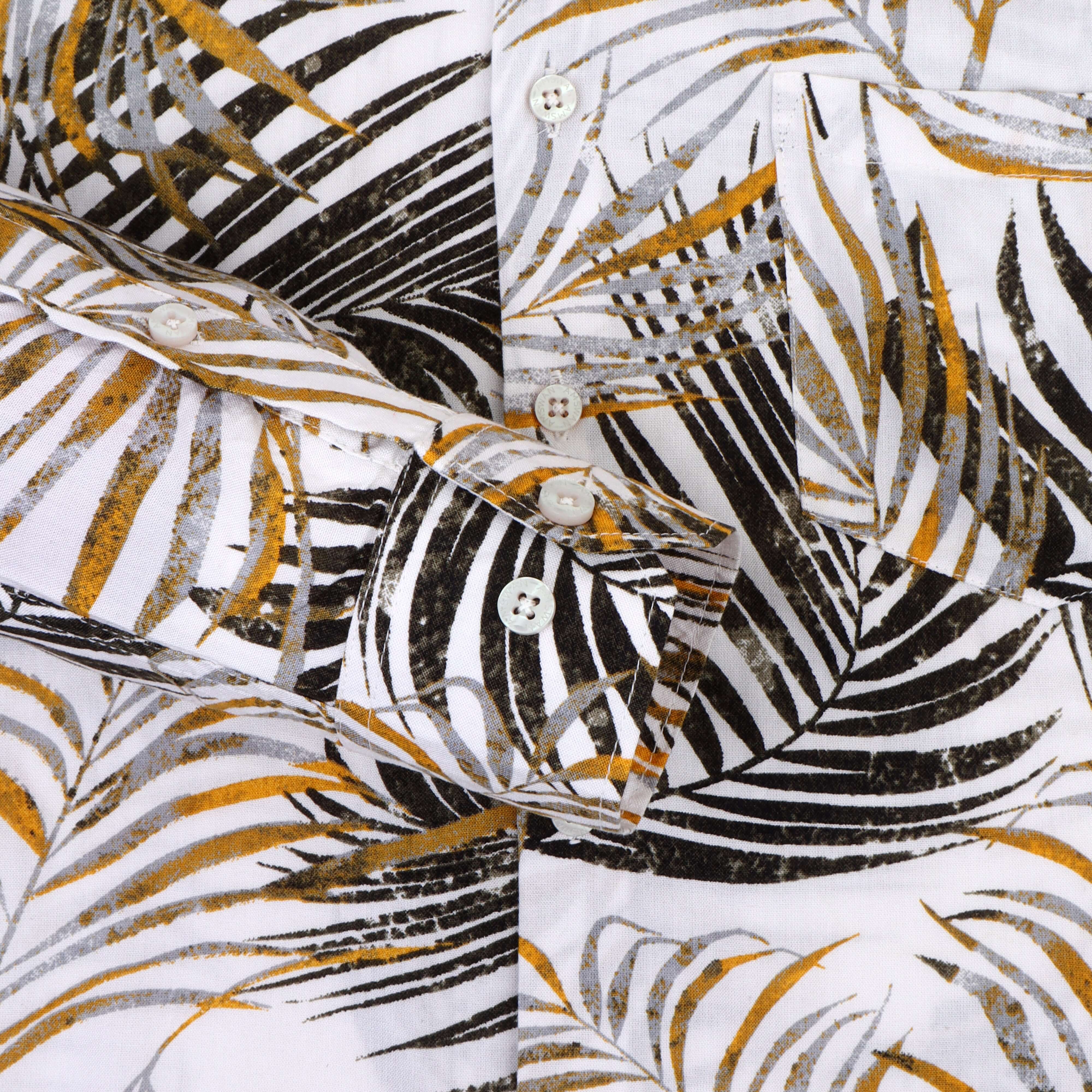 Women'S Botanical Print Premium Rayon Shirt