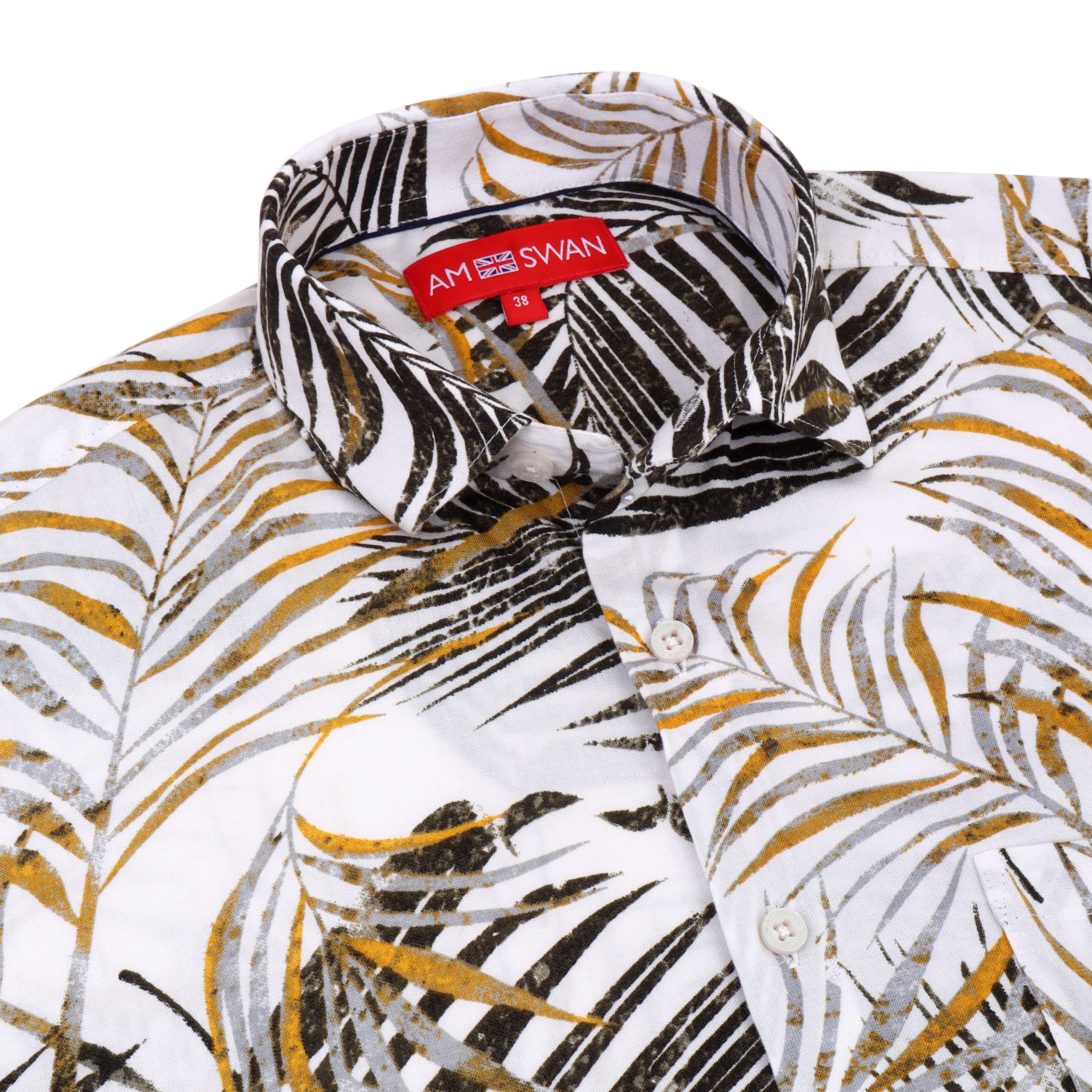 Women'S Botanical Print Premium Rayon Shirt