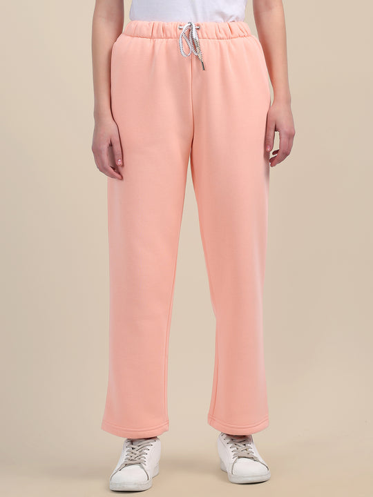 Amswan Womens Premium Cotton Peach Sweatpant