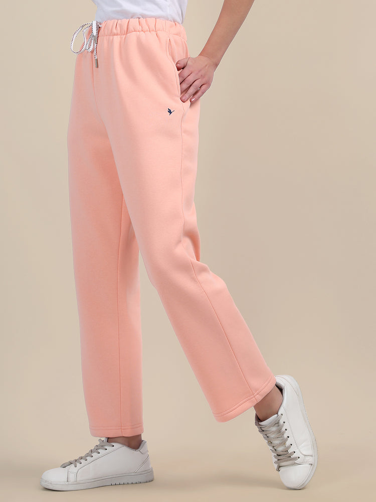 Amswan Womens Premium Cotton Peach Sweatpant