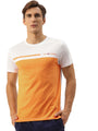 MENS PREMIUM COTTON COLOURBLOCK PRINTED HALF SLEEVE CREW NECK T-SHIRTS