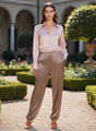 European Satin Loose Fit Trouser