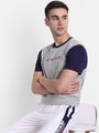 Mens Premium Cotton Printed Colourblock Half Sleeve T-Shirts