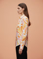Premium American Crepe Digital Print Puff Sleeve Shirt
