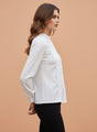 Luxury Lace Panel Women’s Top