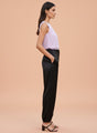 European Satin Loose Fit Trouser