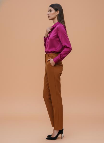 Banana Crepe Sepia C Pant