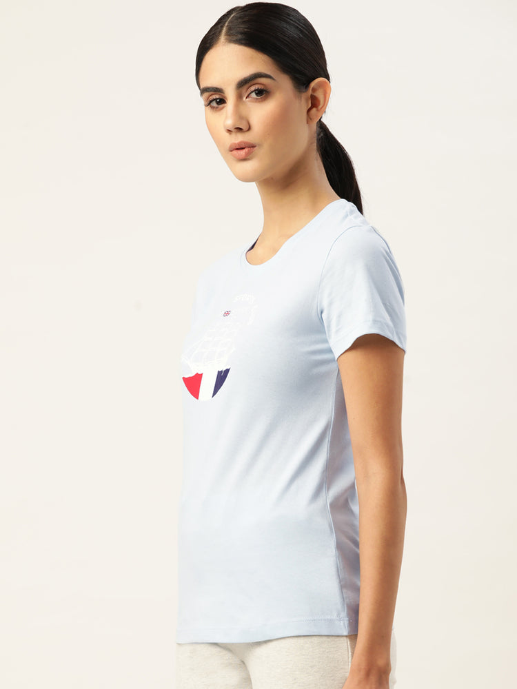 Women'S Premium Cotton Printed Half Sleeve T-Shirts