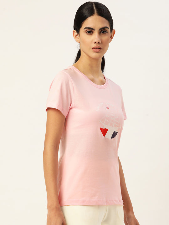 Womens Premium Cotton Printed Half Sleeve T-Shirts