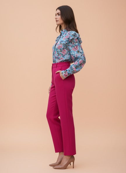 Banana Crepe Hibiscus C Pant