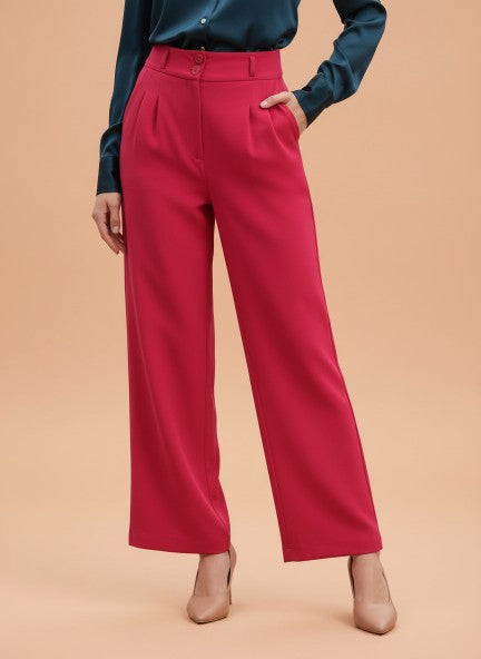 Banana Crepe Hibiscus K Pant