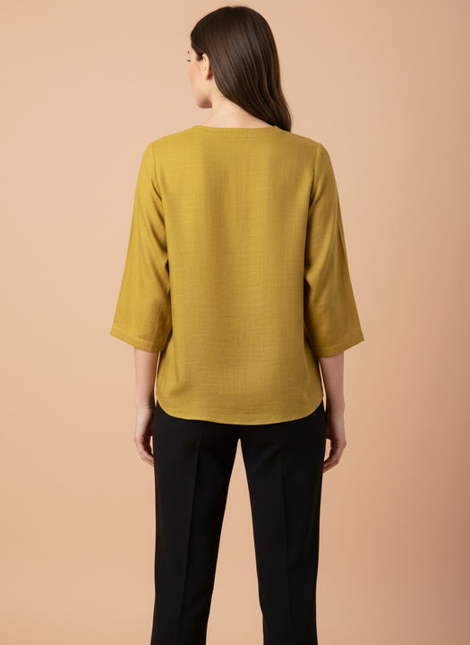 Floral Embroidered Women’s Casual Top