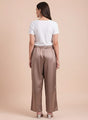 European Satin Loose Fit Trouser