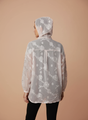 Sheer Embroidered Women’s Hooded Top