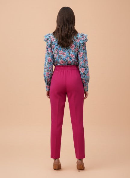 Banana Crepe Hibiscus C Pant