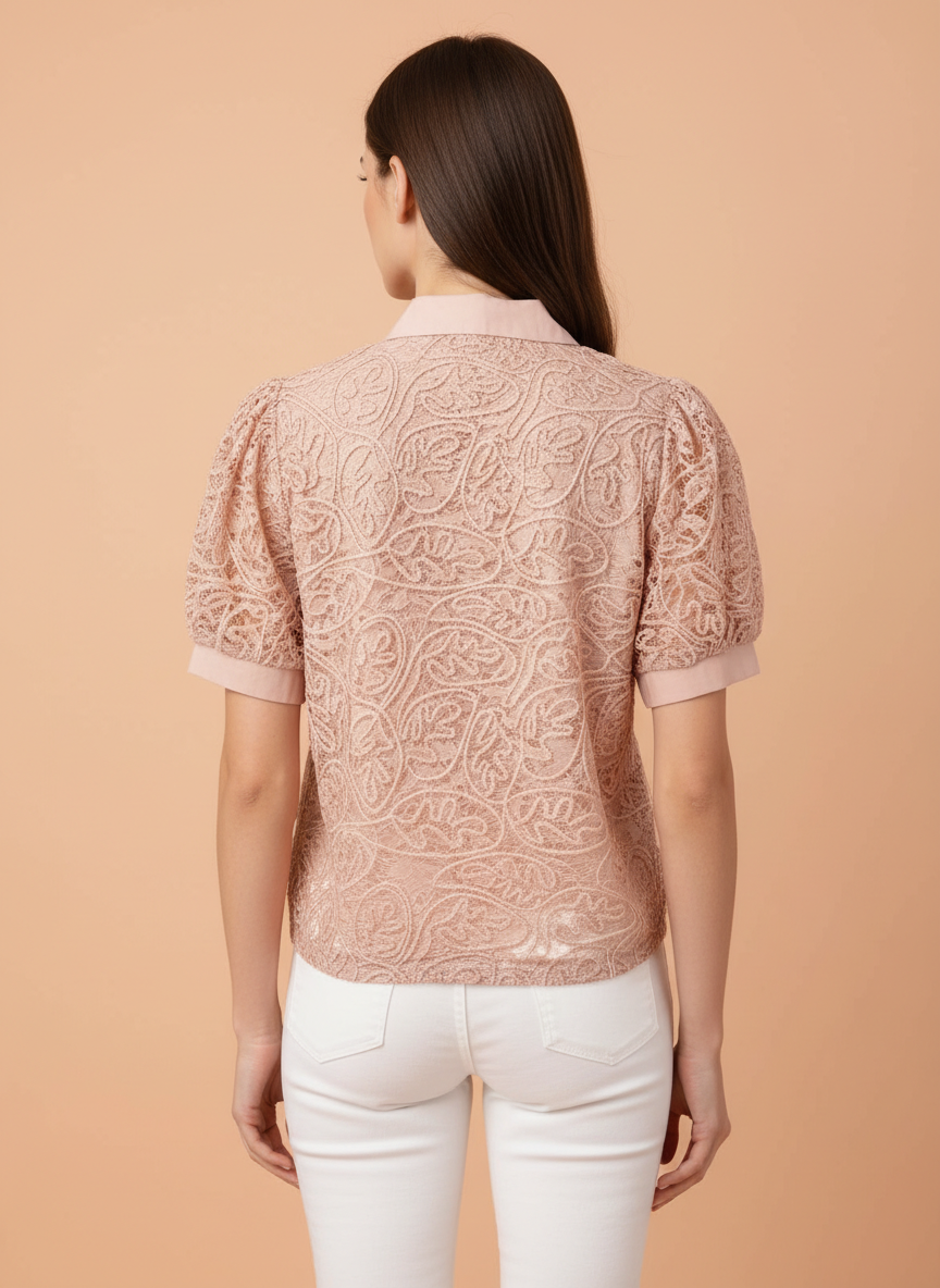 Luxury Embroidered Shirt For Womens