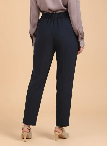 Banana Crepe Navy C Pant