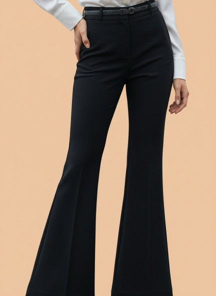 Banana Canyon Rose Skin Fit Multi Pleated Trouser