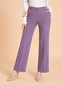 WOMEN'S LUXURY BANANA CREPE STRAIGHT FIT WITH FLAP POCKET TROUSER