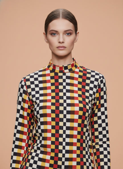 Premium Roman Satin Floral Coord Set