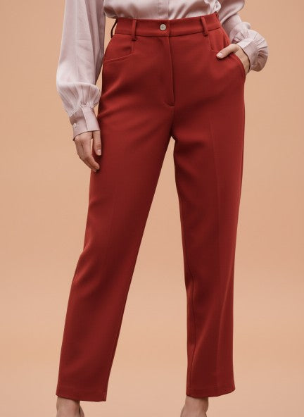 Banana Crepe Burnt Umber C Pant