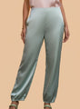 European Satin Loose Fit Trouser