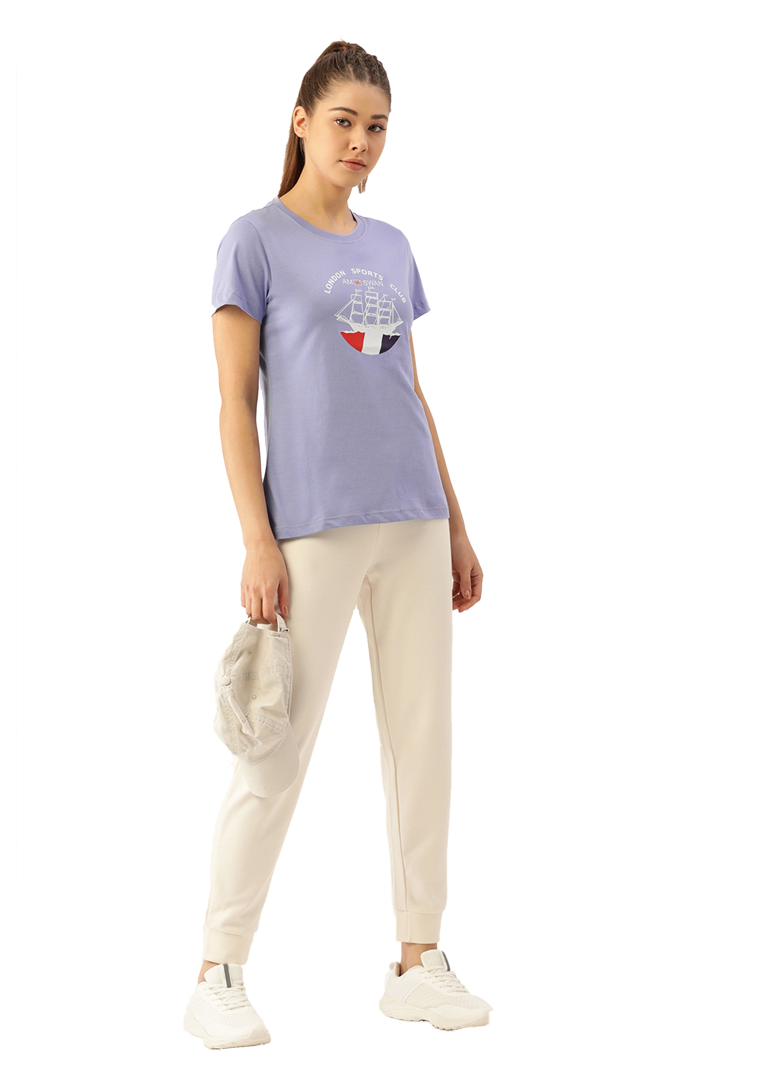 Women'S Premium Cotton Printed Half Sleeve T-Shirts