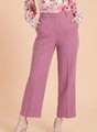 WOMEN'S LUXURY BANANA CREPE STRAIGHT FIT WITH FLAP POCKET TROUSER