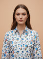 Women'S Premium White Printed Rayon Shirt
