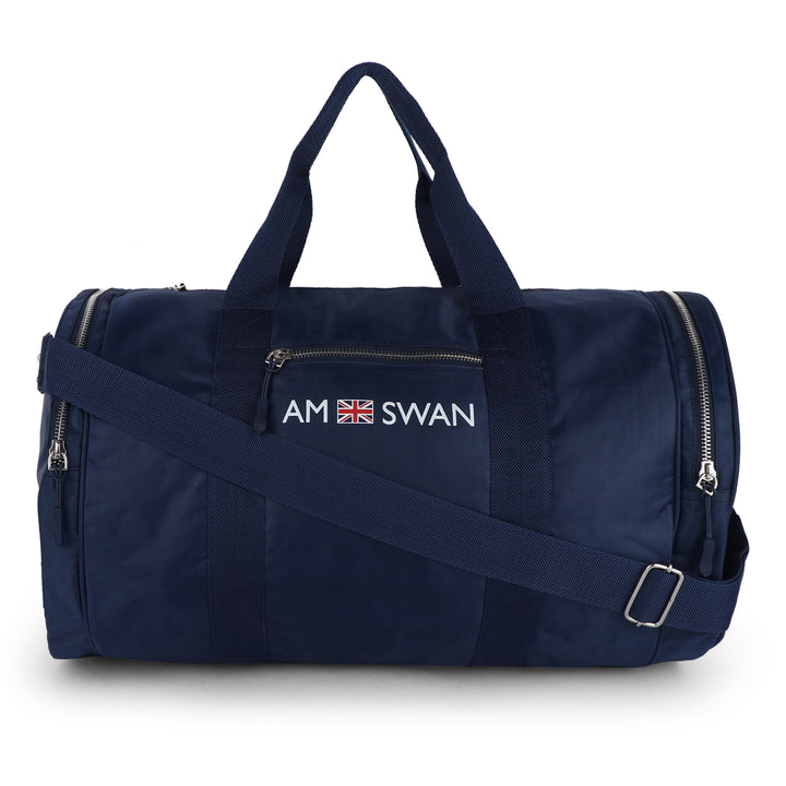 Amswan Unisex Navy Duffle Bag Stylish Versatility For Travel & Beyond