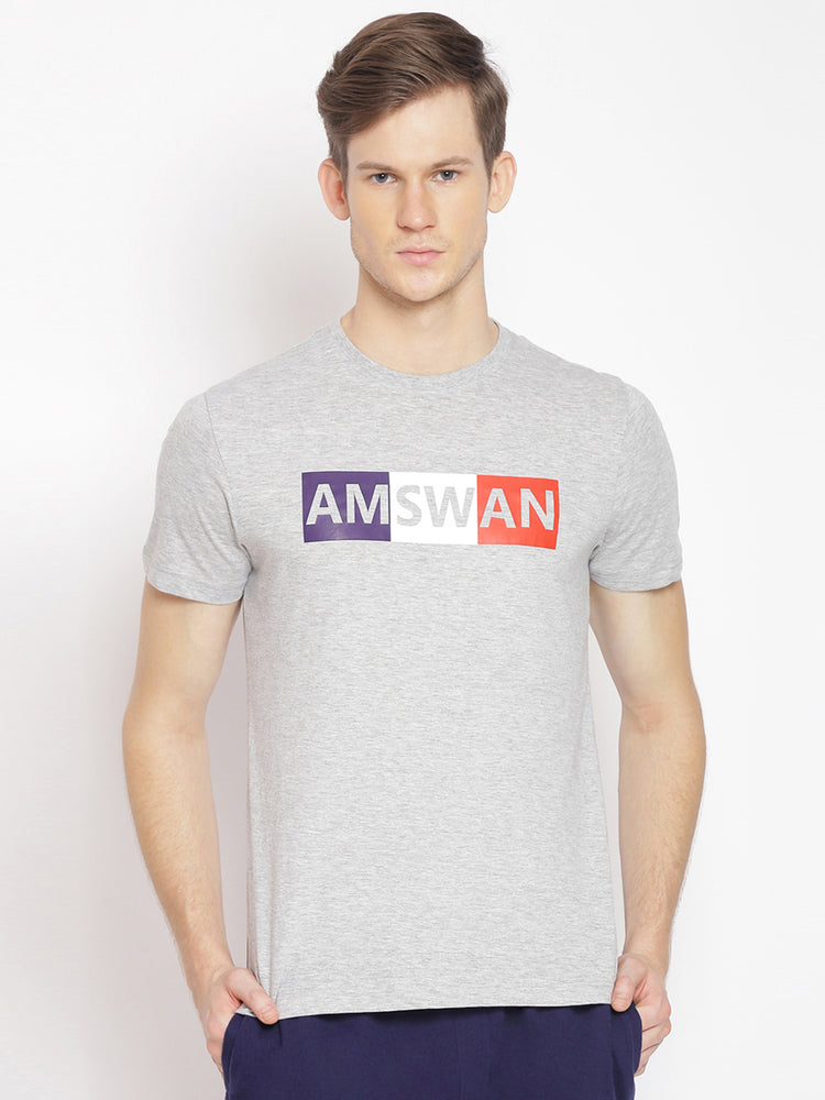 MENS PREMIUM COTTON PRINTED HALF SLEEVE CREW NECK T-SHIRTS