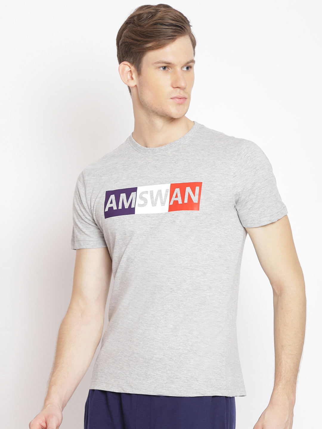 MENS PREMIUM COTTON PRINTED HALF SLEEVE CREW NECK T-SHIRTS