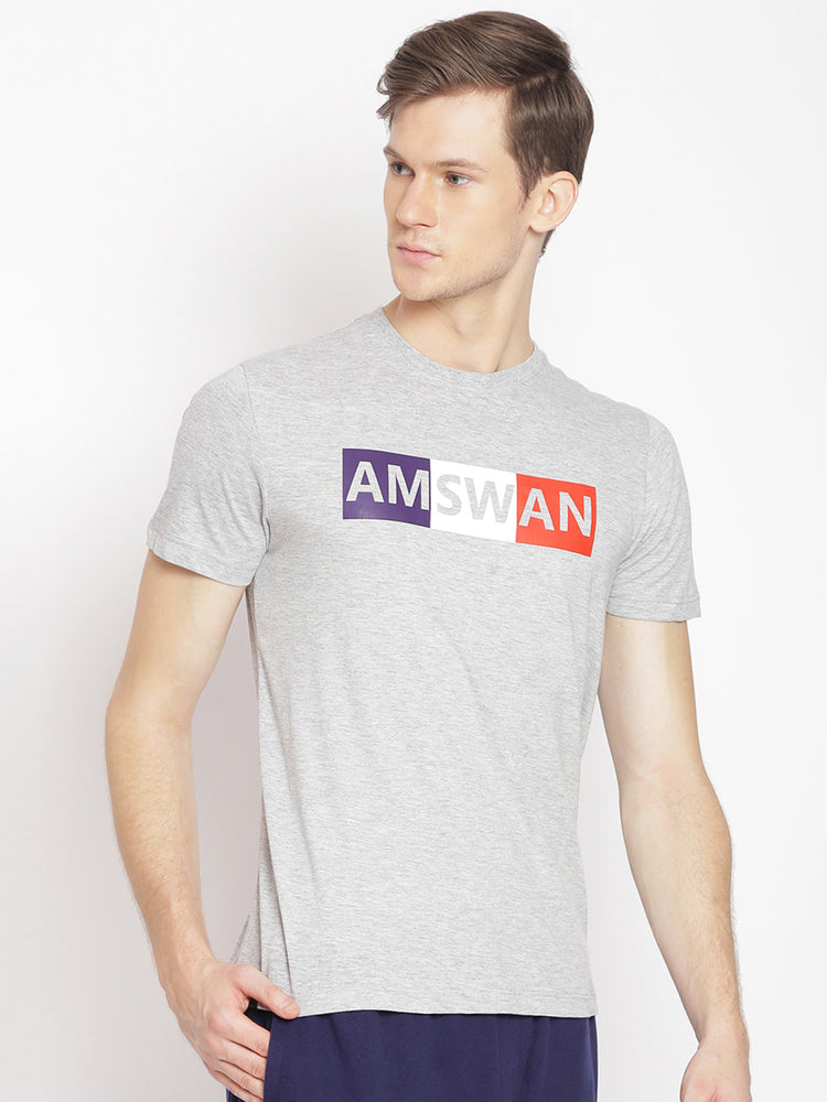 MENS PREMIUM COTTON PRINTED HALF SLEEVE CREW NECK T-SHIRTS