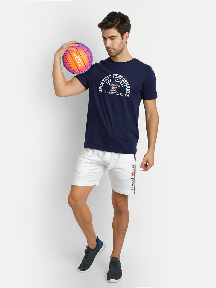 MENS PREMIUM COTTON PRINTED HALF SLEEVE CREW NECK T-SHIRTS