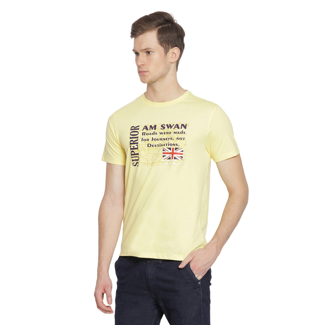 MENS PREMIUM COTTON PRINTED HALF SLEEVE CREW NECK T-SHIRTS