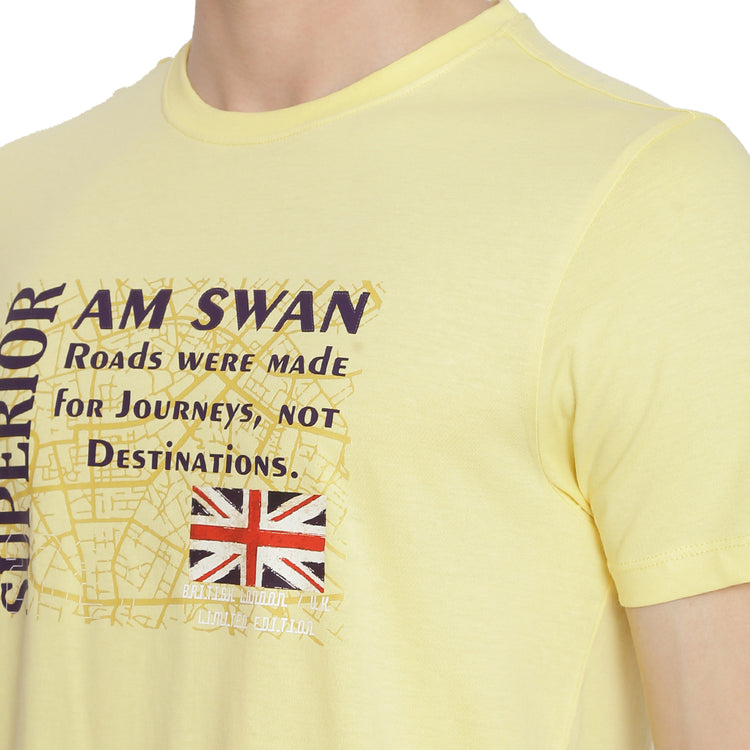 MENS PREMIUM COTTON PRINTED HALF SLEEVE CREW NECK T-SHIRTS