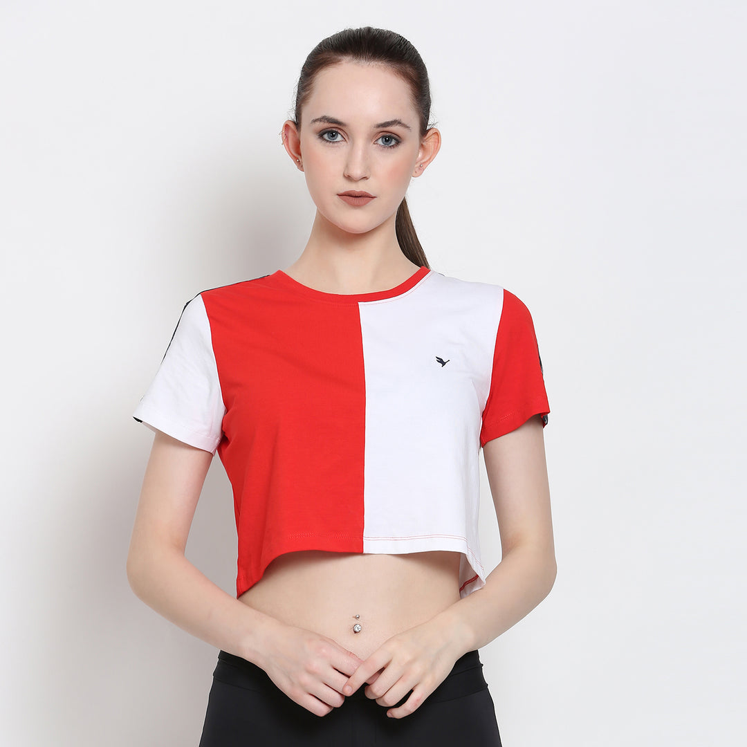 Women'S Premium Cotton Lycra Smart Fit Half Sleeve T-Shirts