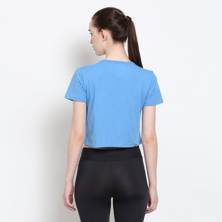 Women'S Premium Cotton Lycra Smart Fit Half Sleeve Solid V-Neck T-Shirts