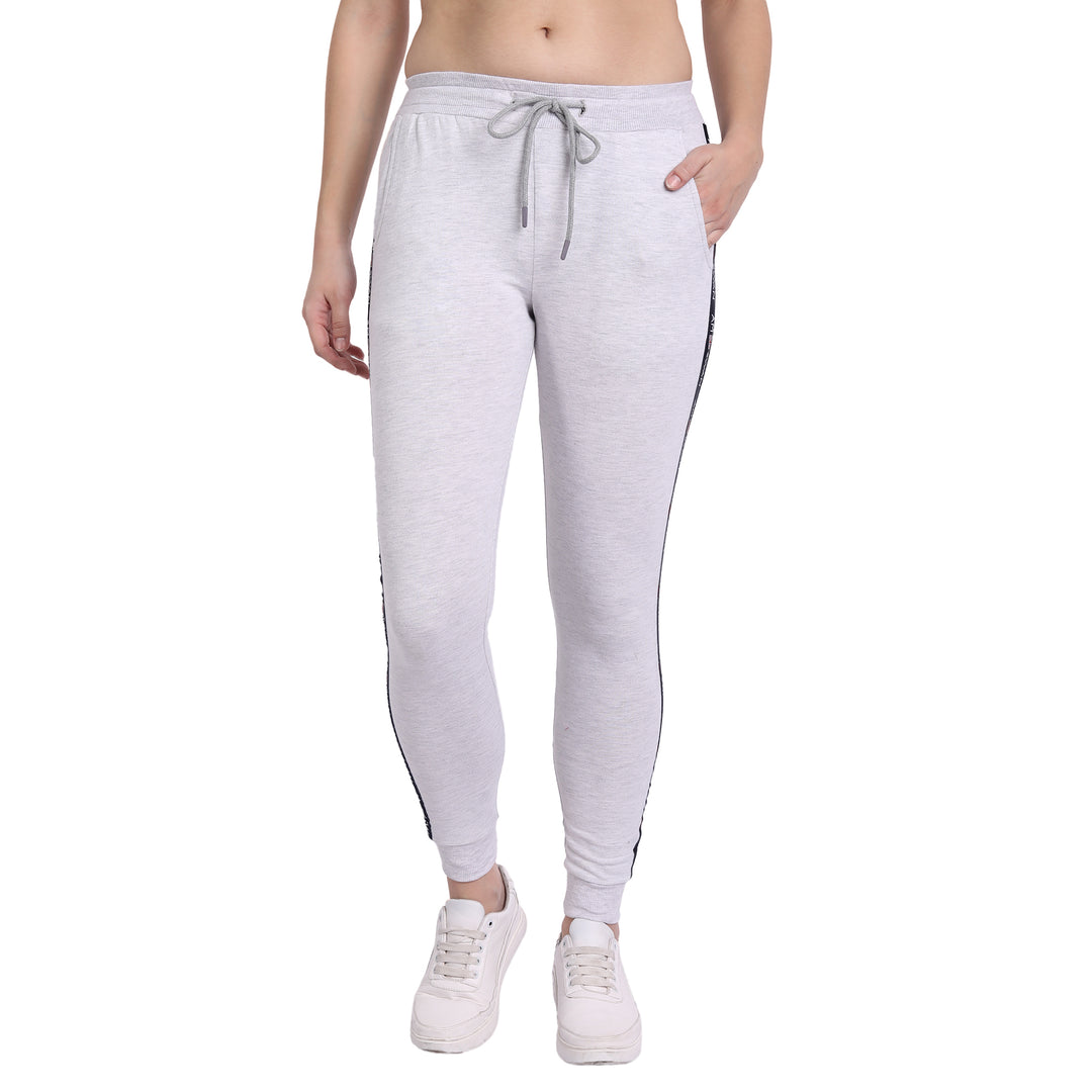 Womens Premium Cotton Printed Track Pants