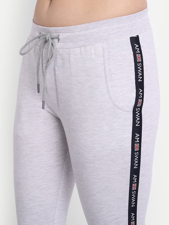 Womens Premium Cotton Printed Track Pants