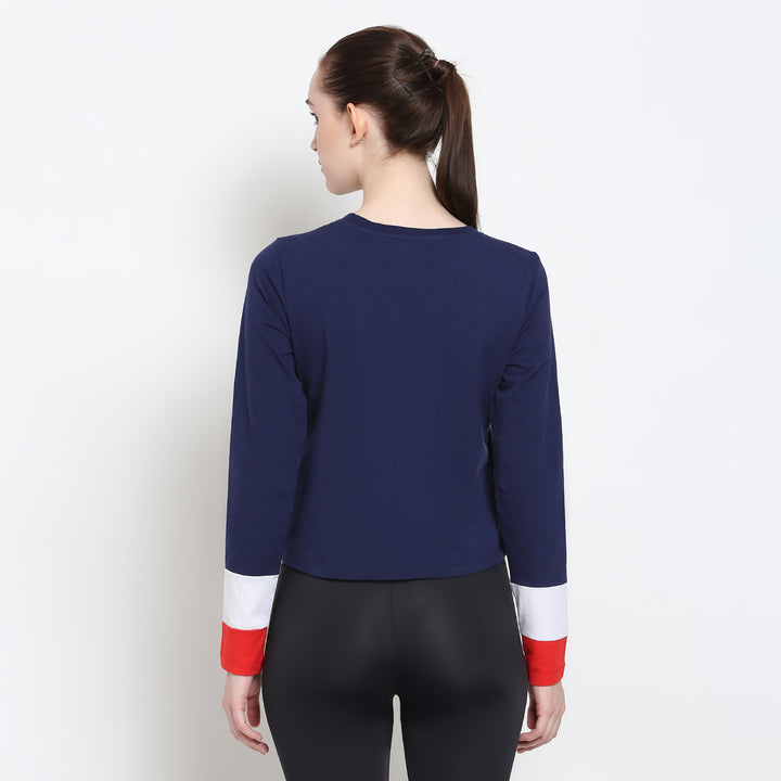 Women'S Premium Cotton Printed Full Sleeve T-Shirts