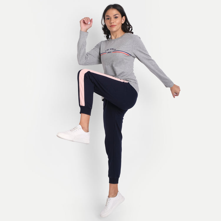 Women'S Premium Cotton Printed Full Sleeve T-Shirts