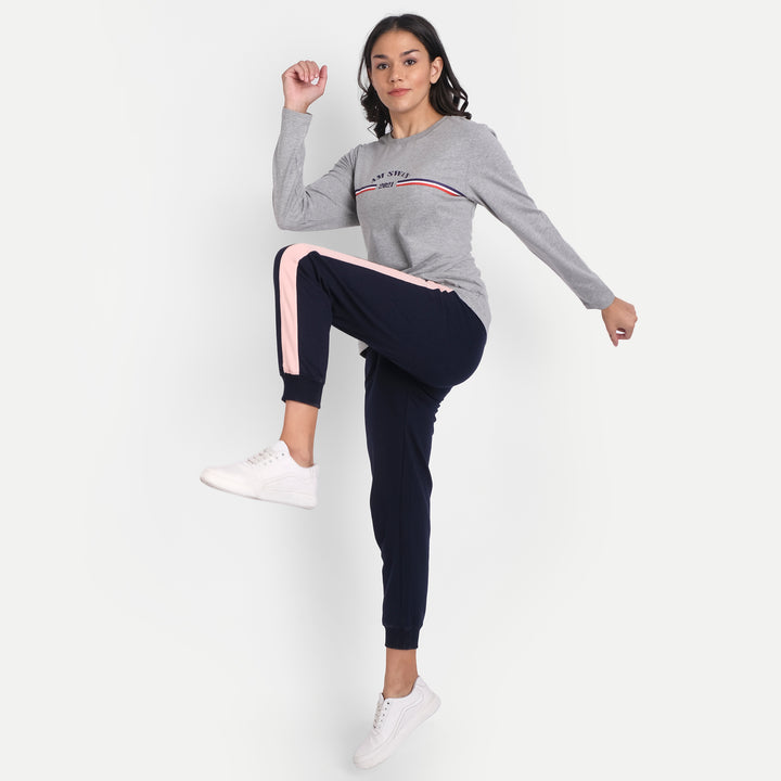 Women'S Premium Cotton Printed Full Sleeve T-Shirts