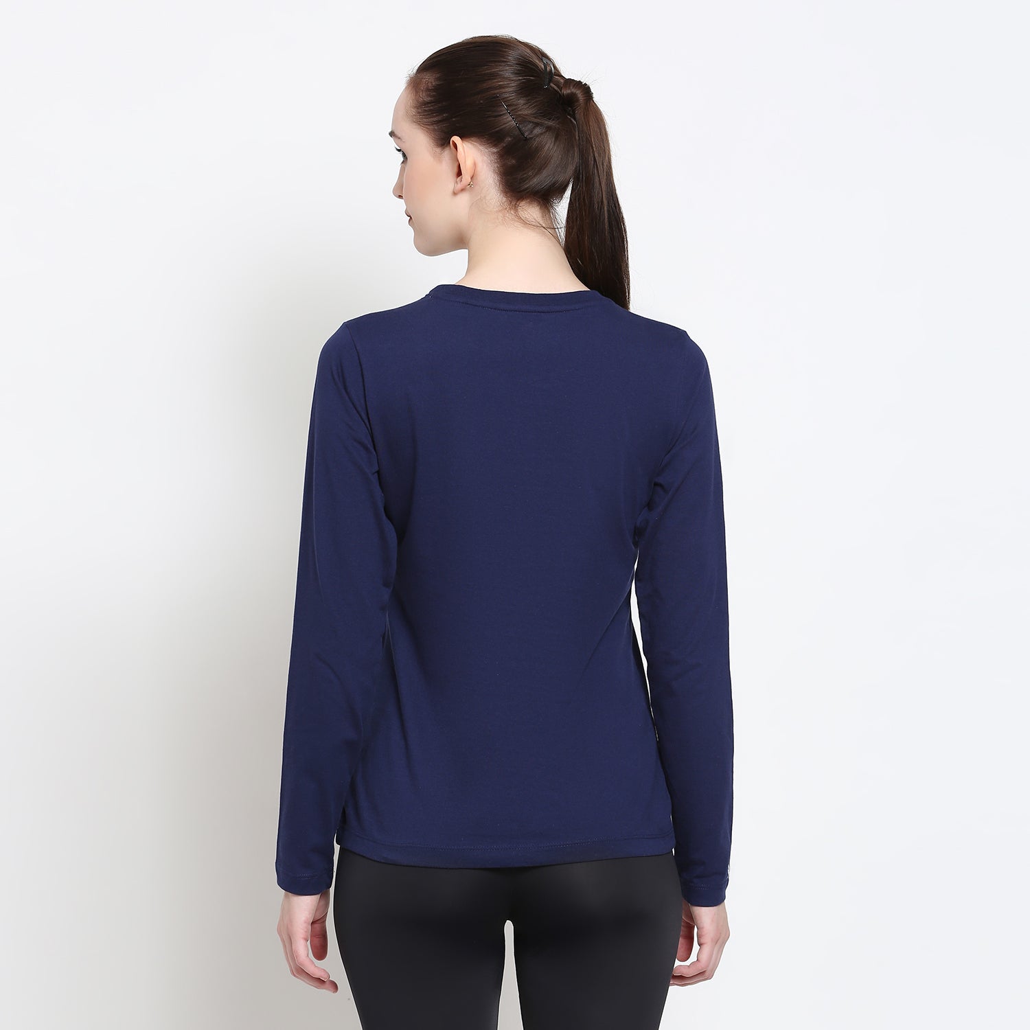 Women'S Premium Cotton Printed Full Sleeve T-Shirts