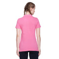 WOMENS PREMIUM COTTON SOLID HALF SLEEVE POLO T-SHIRTS