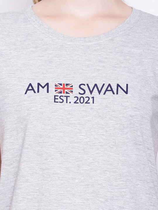 Womens Premium Cotton Printed Half Sleeve T-Shirts