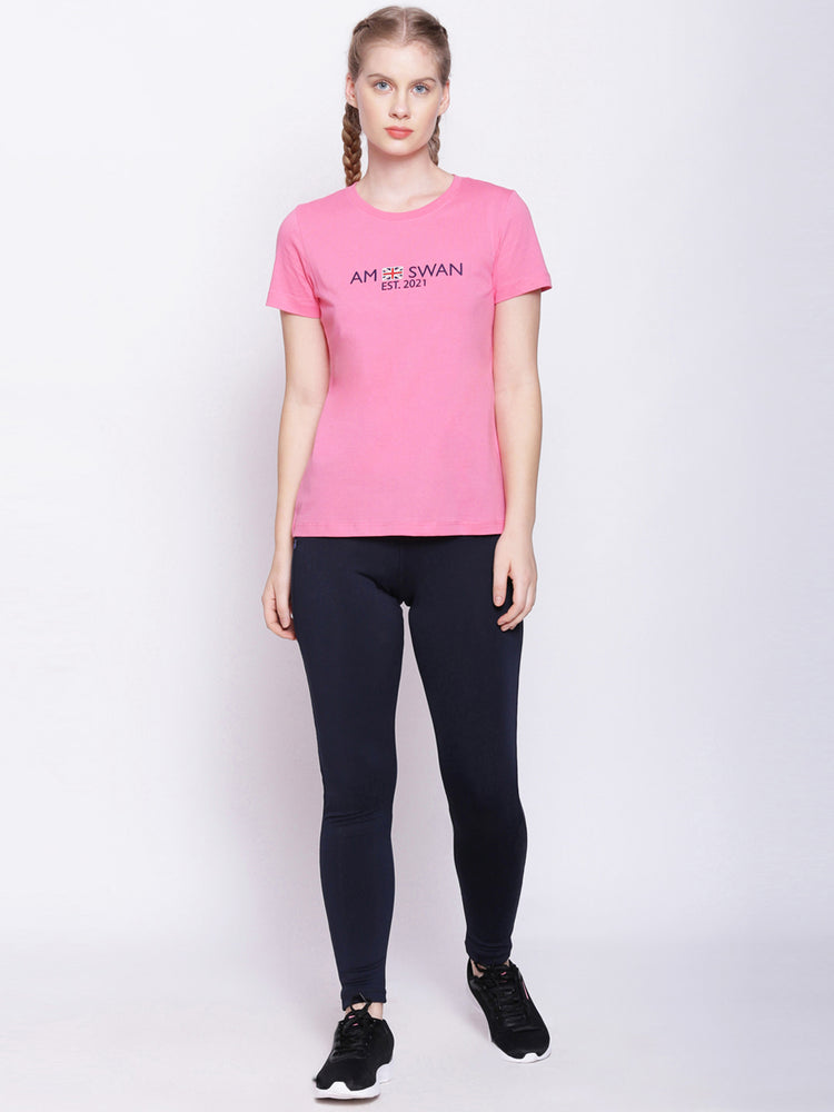 Women'S Premium Cotton Printed Half Sleeve T-Shirts