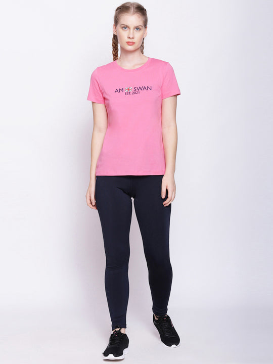 Women'S Premium Cotton Printed Half Sleeve T-Shirts