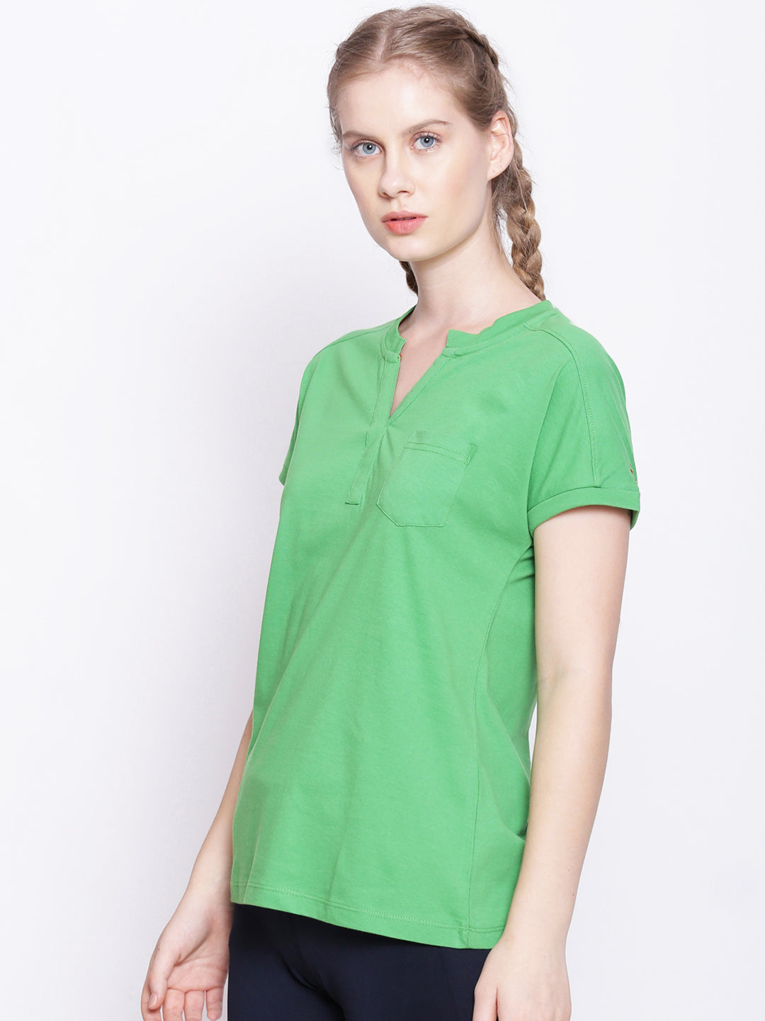 WOMENS PREMIUM COTTON HALF SLEEVE TOPS