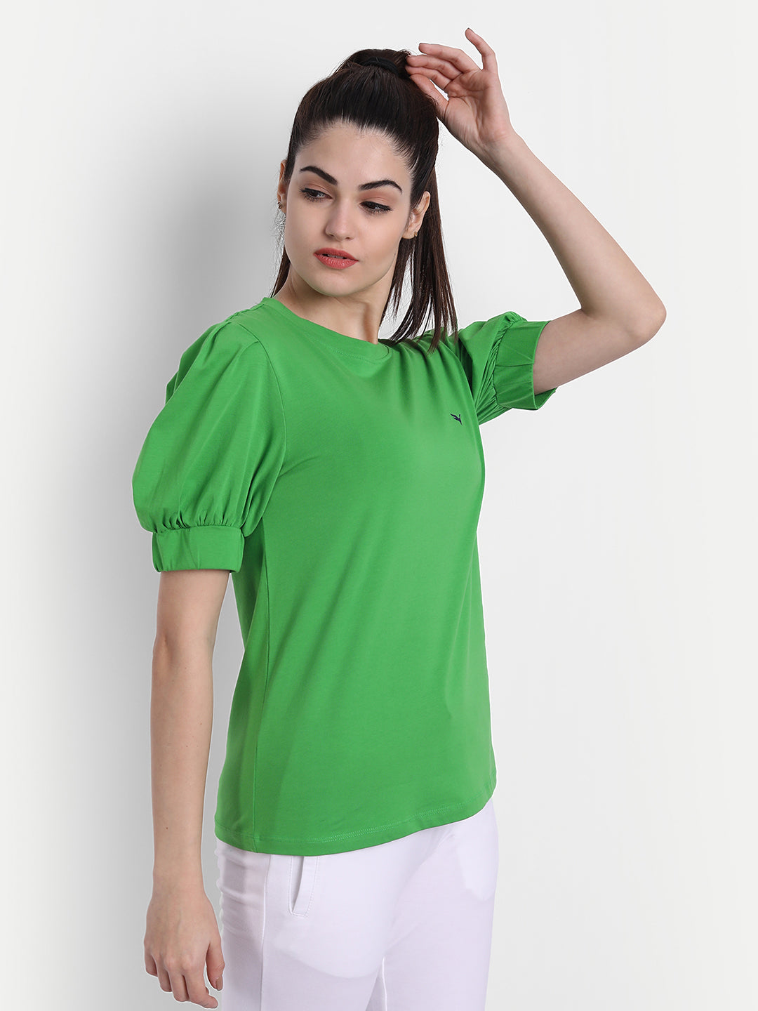 Womens Premium Cotton Volume Sleeve Tops